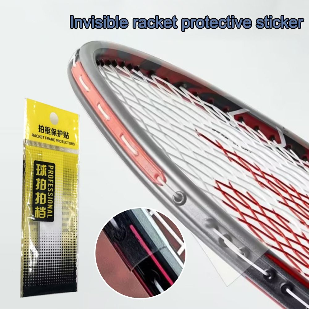 Side Tape Racket - Bande de bord de raquette transparente,